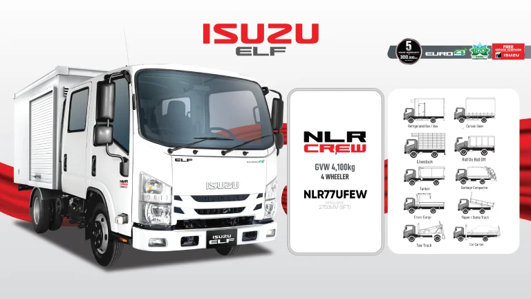 Isuzu NLR Crew: Versatile Crew Cab Truck Tailored for Malaysian SMEs and Urban Transport