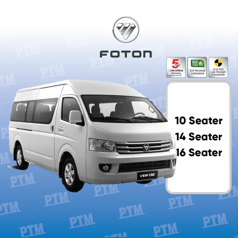Foton Van : 10 Seater,14 Seater,16 Seater - Foton PTM