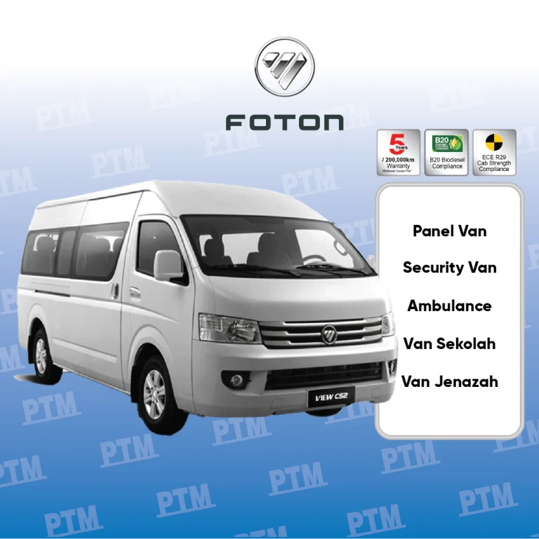 Foton Panel Van, Foton Security Van, Foton Ambulane, Foton Van Sekolah, Foton Van Jenazah - Foton PTM
